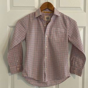 Mini Boden Like New checked shirt size 7-8 Y